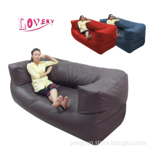 High Quality PU Leather Bean Bag Sofa (BB124)